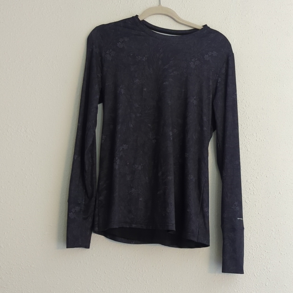 Columbia Long Sleeve Omni Wick Top Back Twist Detail Size Large